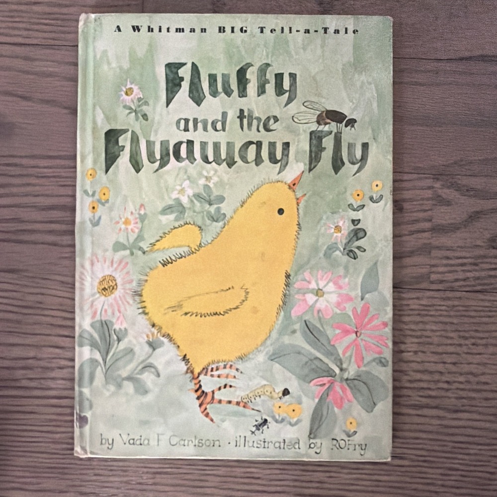 "Fluffy and the Flyaway Fly" by Vada F. Carlson (1966) Whitman BIG Tell-a-Tale